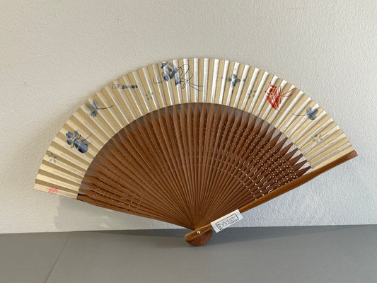 京扇子 朱宝尽くし (婦人45間丁地銀)