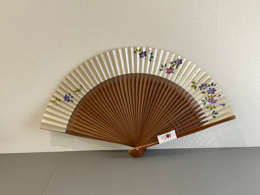 京扇子 鉄線 (婦人45間丁地銀)