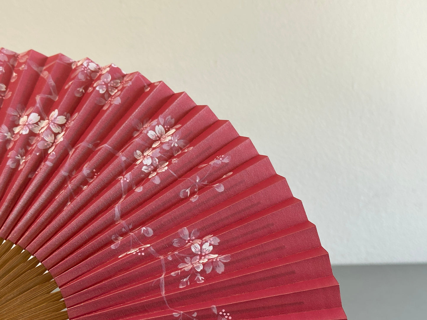 京扇子 桜 (婦人30間丁地銀)
