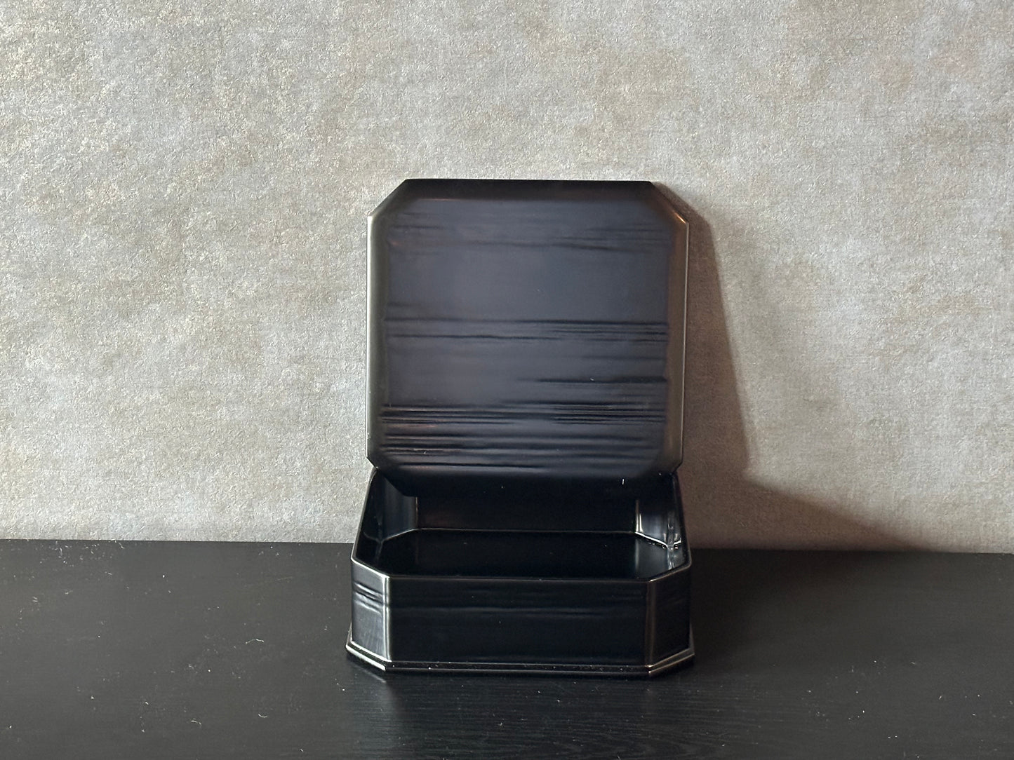 漆器 お重3段 (黒)