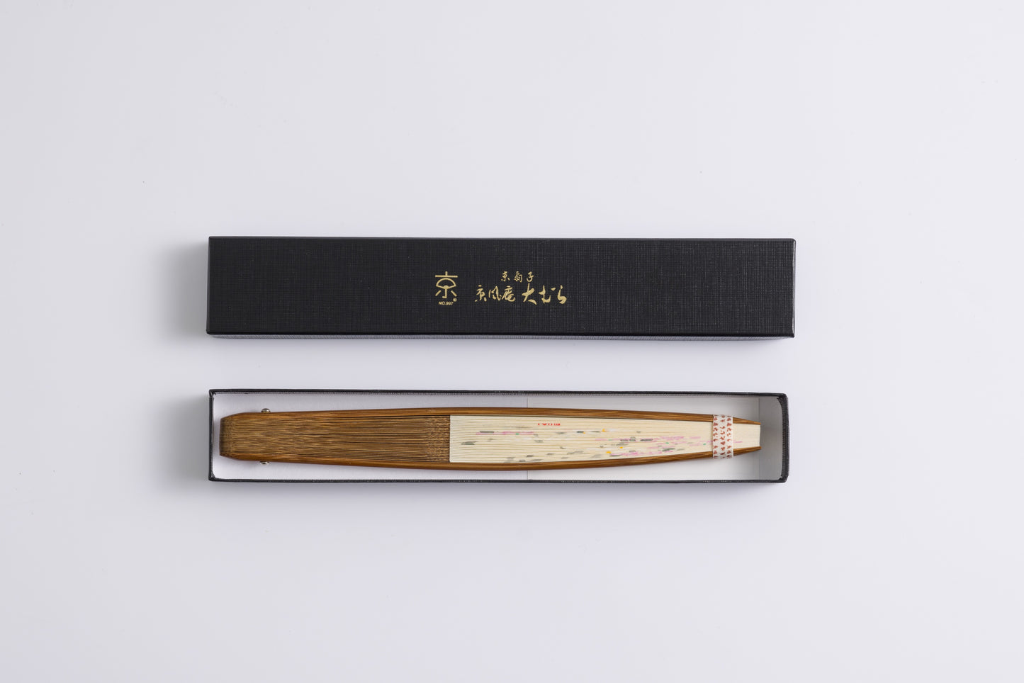 京扇子 婦人30間丁地銀 二色櫻