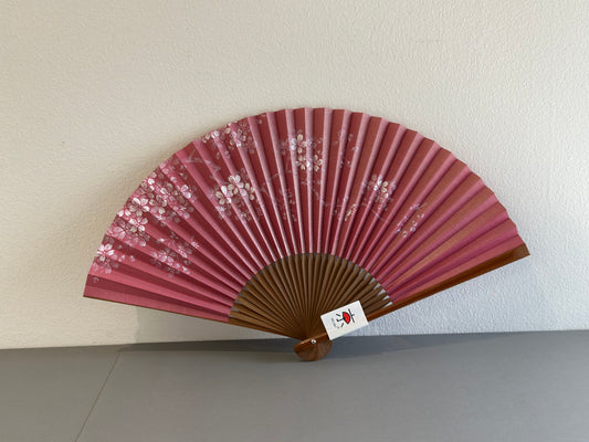 京扇子　桜　（婦人30間丁地銀）