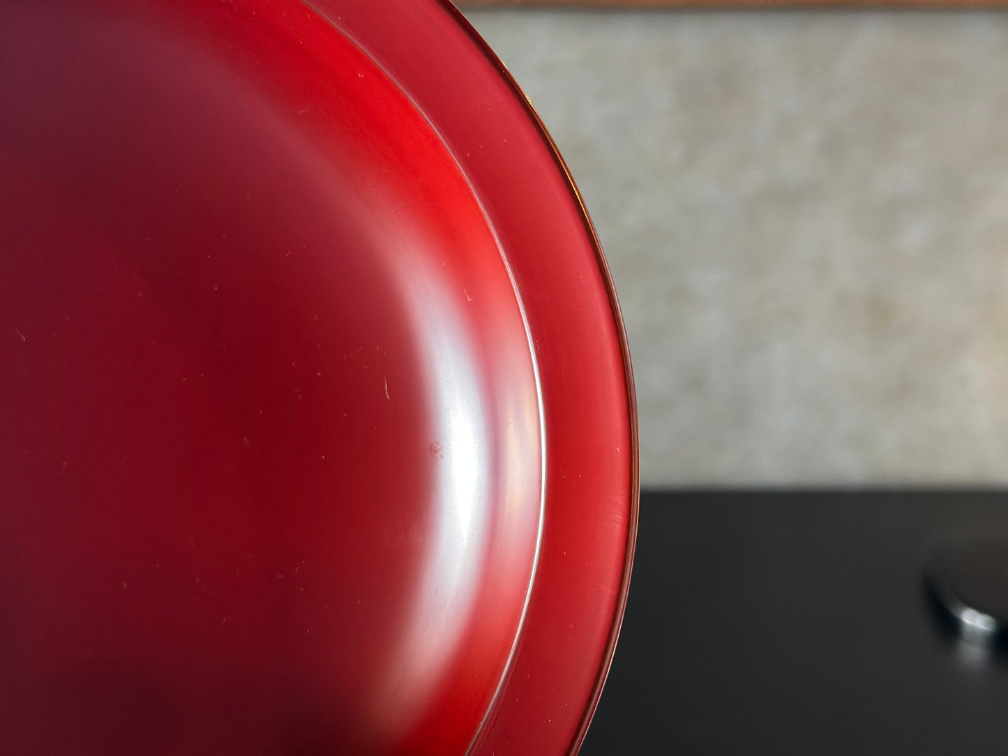 漆器　大皿（赤）