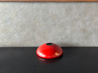 漆器　中皿（赤） (古代鉄鉢)