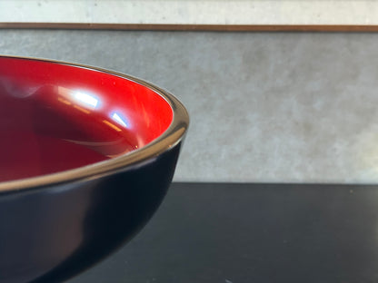 漆器　大皿（黒と赤）
