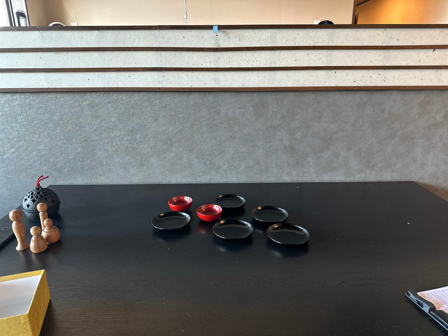 漆器　コースター（黒）