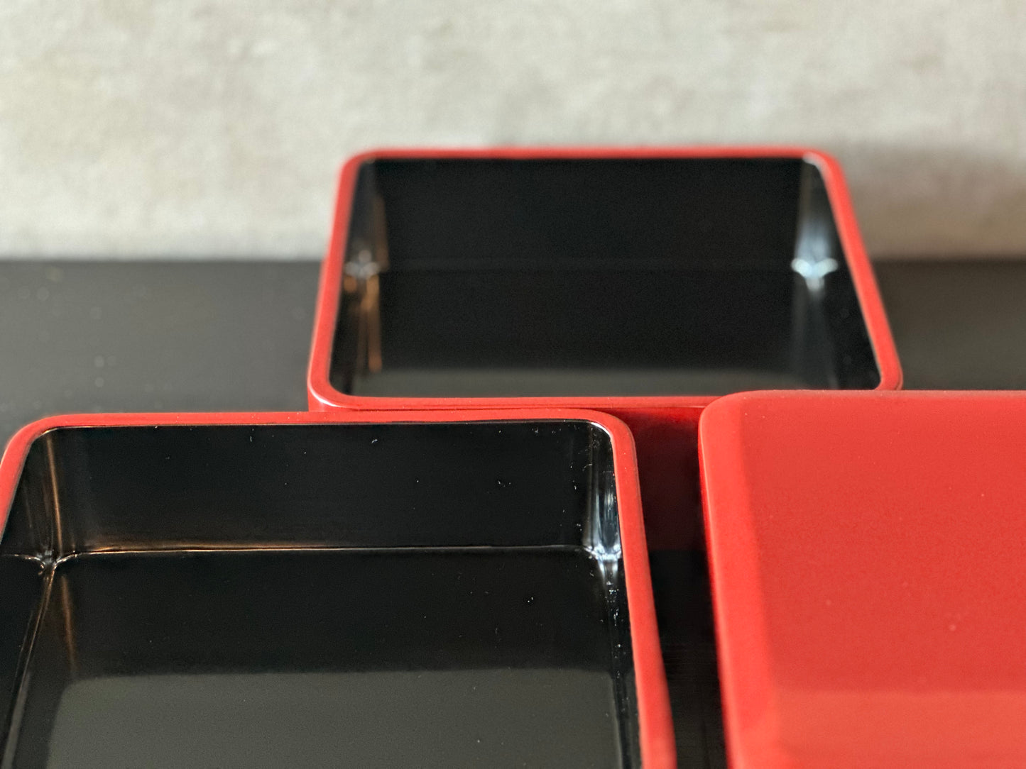 漆器　お重３段