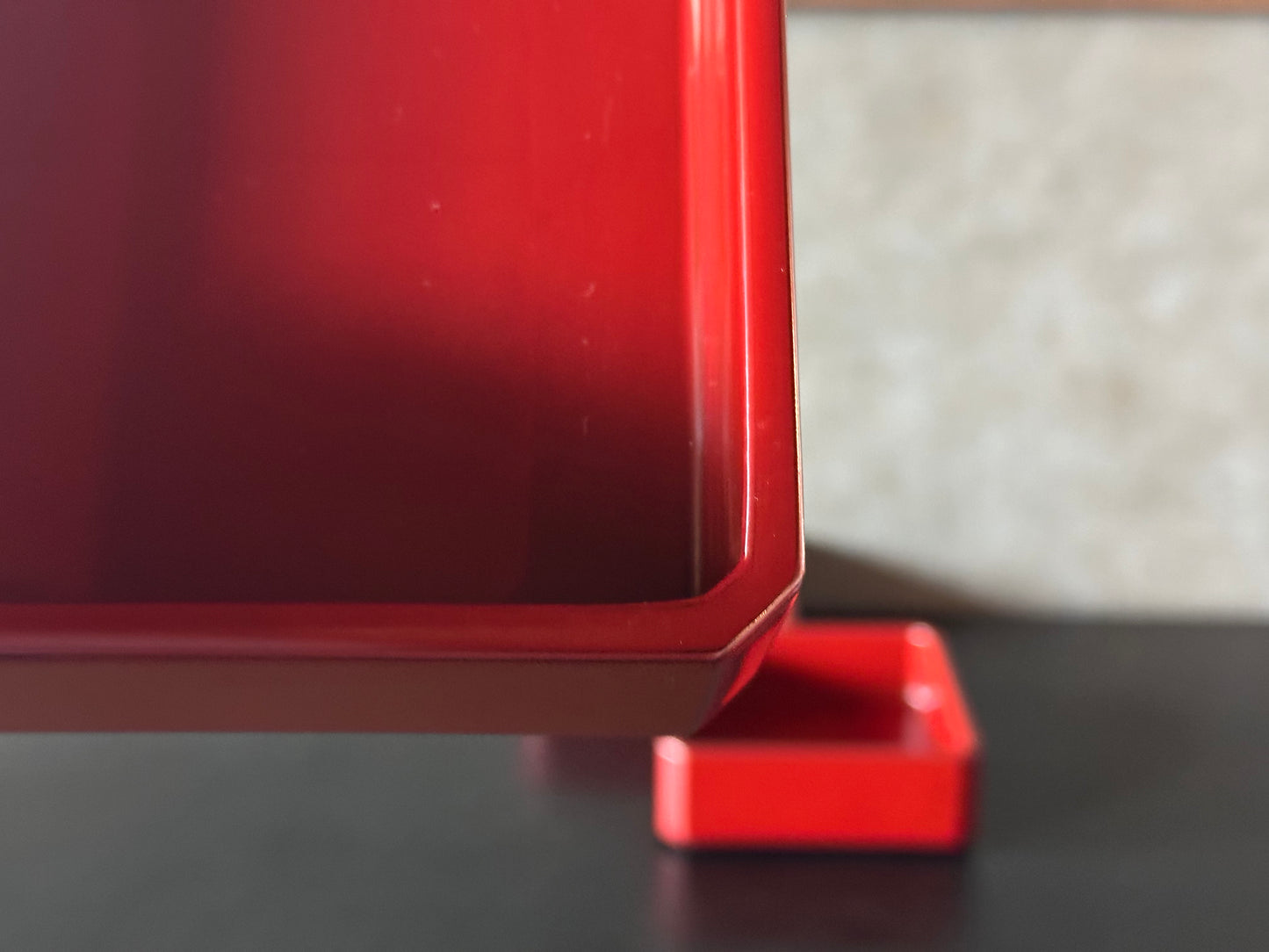 漆器  お重３段（赤）