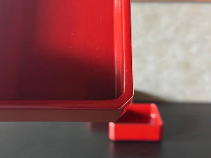 漆器  お重３段（赤）