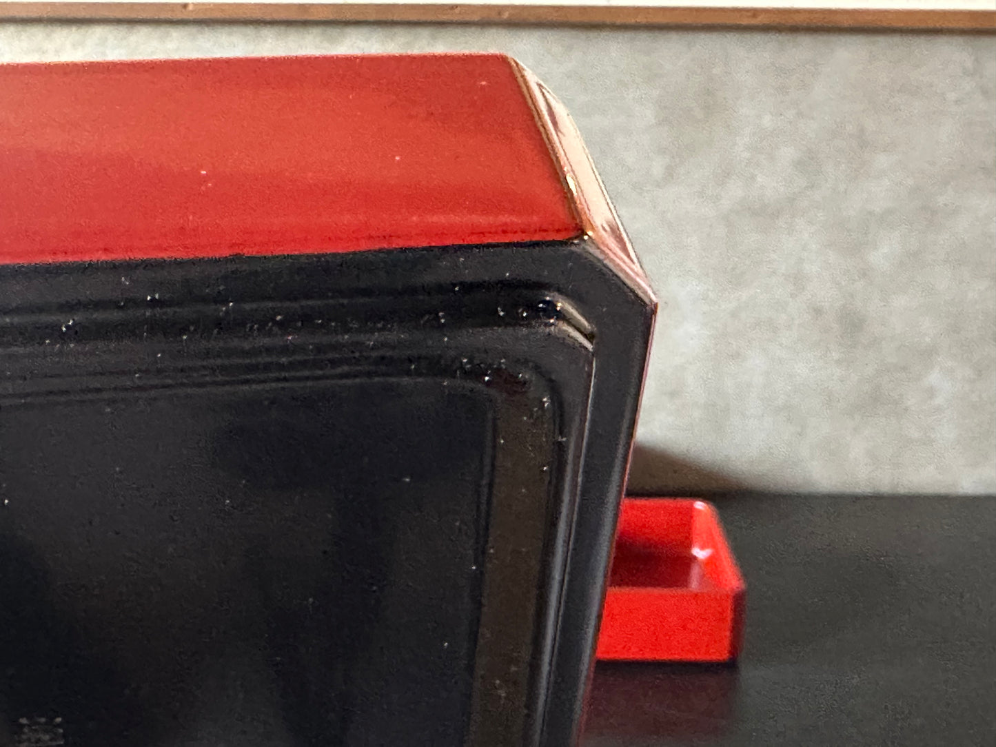 漆器  お重３段（赤）