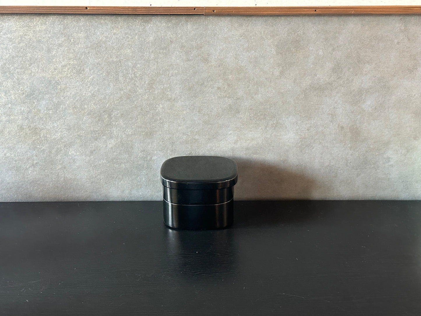 漆器　ミニお重（黒）