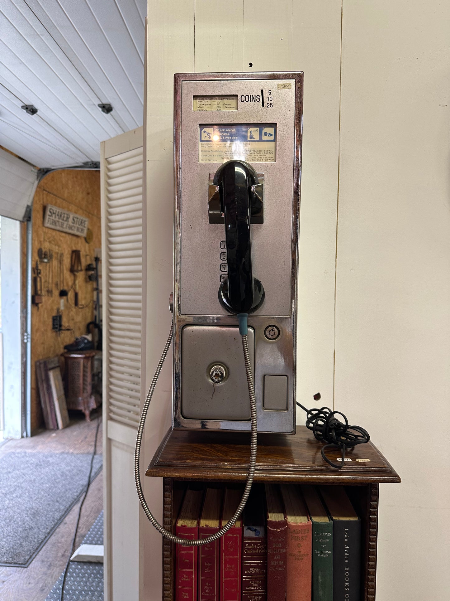 アンティークインテリア_公衆電話（米国）70年代