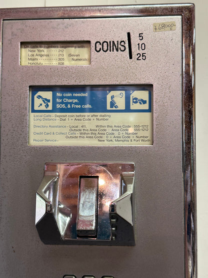 アンティークインテリア_公衆電話（米国）70年代